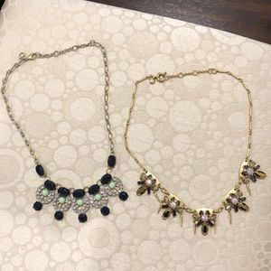 J. Crew statement necklaces